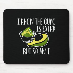 Mexican Guacamole Avocado Cinco De Mayo Mousepad