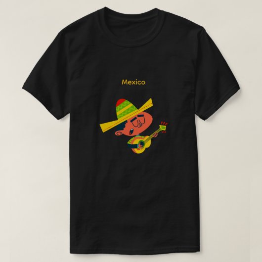 Mexican Guitar Boy T-Shirt (Design vorne)