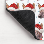 Mexican Hairless Dog Breed Christmas Stars Mousepad (Ecke)