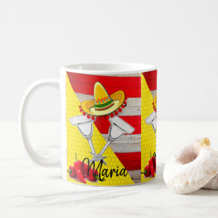 Mexican Happy Hour Yellow Stripe Tasse
