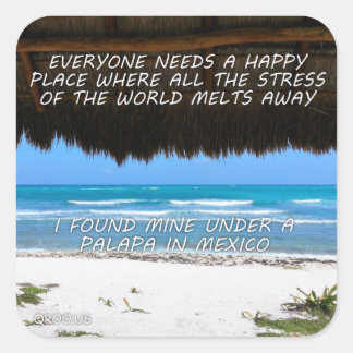 Mexican Happy Place Stickers (Blatt von 6)