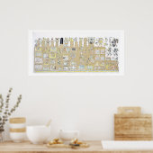 Mexican Hieroglyphics, from 'Vues des Cordillieres Poster (Küche)