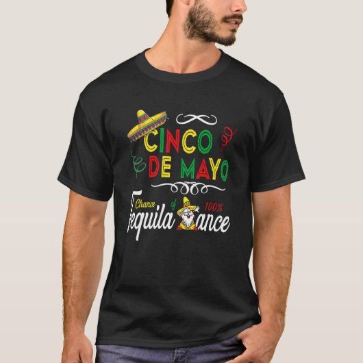 Mexican Holiday Sombrero Tequila Dance Dabbing Mex T-Shirt (Vorderseite)