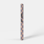 Mexican inspired pattern in blue, rose and beige samsung galaxy hülle (Rechte Seite)