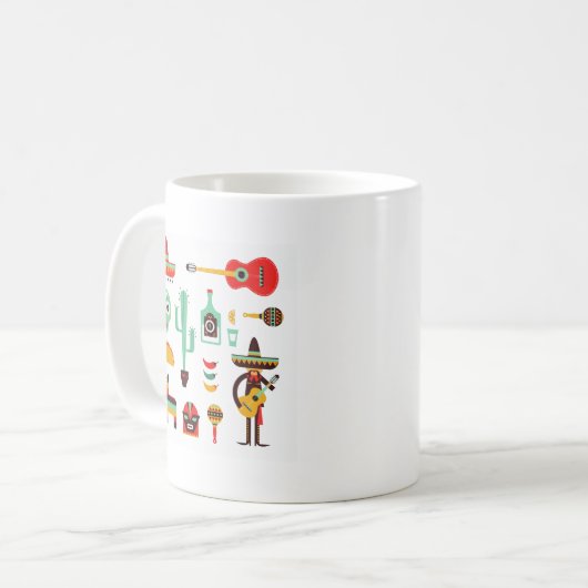 Mexican Kaffeetasse (Vorderseite Links)