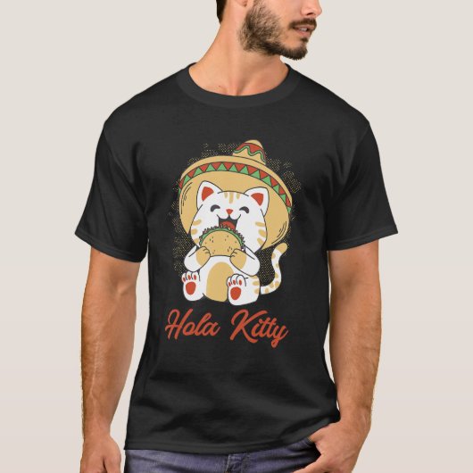 Mexican-Katze T-Shirt (Vorderseite)