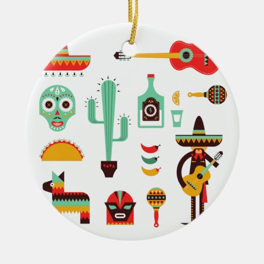 Mexican Keramik Ornament (Vorne)