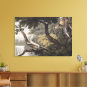 Mexican Lizard Catcher, graviert von Matthew Dubou Leinwanddruck (Insitu (Wohnzimmer))