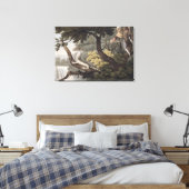 Mexican Lizard Catcher, graviert von Matthew Dubou Leinwanddruck (Insitu (Schlafzimmer))