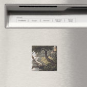 Mexican Lizard Catcher, graviert von Matthew Dubou Magnet (In Situ (Geschirrspüler))