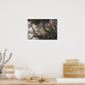 Mexican Lizard Catcher, graviert von Matthew Dubou Poster (Küche)