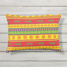 Mexican Lizard Pattern Kissen Für Draußen
