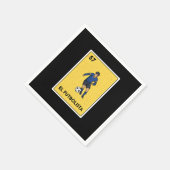 Mexican Lottery Bingo Gamer Card Casino Serviette (Ecke)