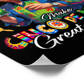 Mexican Make Cinco De Mayo Great Again Funny Trump Poster (Ecke)