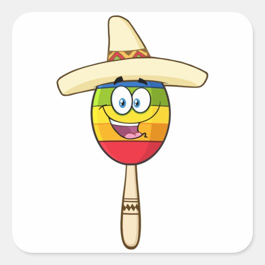 Mexican Maraca Stickers (Vorderseite)