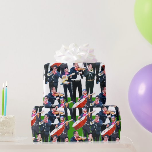 Mexican Mariachi Band Geschenkpapier (Partygeschenke)