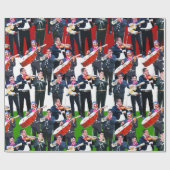 Mexican Mariachi Band Geschenkpapier (Flach)