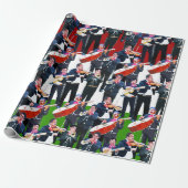 Mexican Mariachi Band Geschenkpapier (Ungerollt)