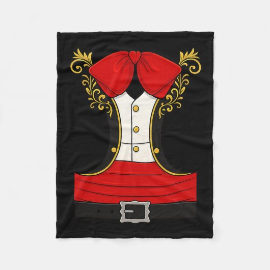 Mexican Mariachi Halloween Costume Cinco De Mayo C Fleecedecke (Vorderseite)