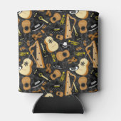 Mexican Mariachi Orchestra Cartoon Design Dosenkühler (Rückseite)