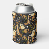 Mexican Mariachi Orchestra Cartoon Design Dosenkühler (Kanne Rückseite)