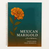 Mexican Marigold Journal: Nature-Inspired Notebook Planer (Vorderseite)