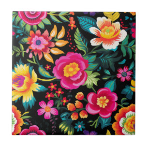 Mexican Noche de Flores Fliese