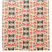 Mexican Otomi Home Decor Duschvorhang (Vorderseite)