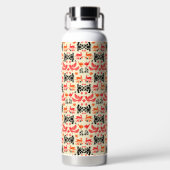 Mexican Otomi Home Decor Trinkflasche (Rückseite)