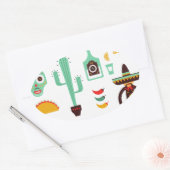 Mexican Ovaler Aufkleber (Umschlag)