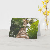 Mexican Palm Tree From Below Karte (Gelbe Blume)