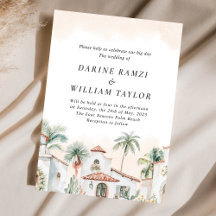 Mexican Palm Tree Zielort Spanisch Blush Pink