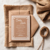 Mexican Papel Picado Cielito Lindo Baby Dusche Einladung