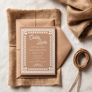 Mexican Papel Picado Cielito Lindo Baby Dusche Einladung