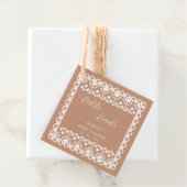 Mexican Papel Picado Cielito Lindo Baby Dusche Geschenkanhänger (Beispiel)