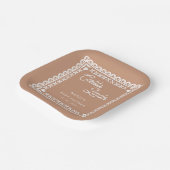 Mexican Papel Picado Cielito Lindo Baby Dusche Pappteller (Gewinkelt)