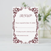 Mexican Papel Picado Wedding RSVP Card (Stehend Vorderseite)