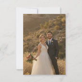 Mexican Papel Picado Wedding RSVP Card (Rückseite)