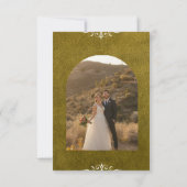 Mexican Papel Picado Wedding RSVP Card (Rückseite)