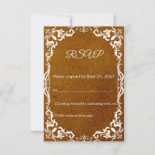 Mexican Papel Picado Wedding RSVP Card Karte (Vorderseite)