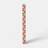 Mexican Pattern in Beige and Red Samsung Galaxy Hülle (Linke Seite)