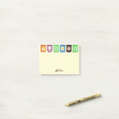 Mexican Picado Banner DIY Your Name Post-it Notes Klebezettel (Auf Schreibtisch)