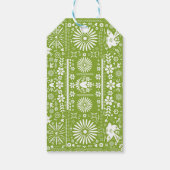 Mexican Picado Limon Avocado Green Wedriage Geschenkanhänger (Rückseite)