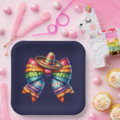 Mexican Pinata Bow Pappteller (Party)
