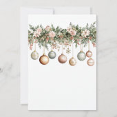 Mexican Posada Navideña Elegante Ornamente Einladung (Rückseite)