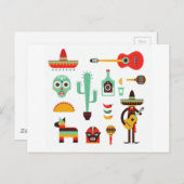 Mexican Postkarte (Vorne/Hinten)