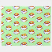 Mexican Pozole Rojo De Pollo Fleecedecke (Vorderseite (Horizontal))