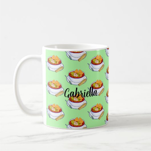 Mexican Pozole Rojo De Pollo Kaffeetasse (Links)