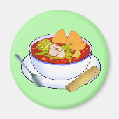 Mexican Pozole Rojo De Pollo Magnet (Vorne)