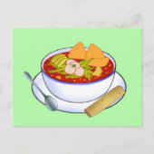 Mexican Pozole Rojo De Pollo Postkarte (Vorderseite)